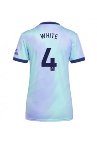 Arsenal Ben White #4 Voetbaltruitje 3e tenue Dames 2024-25 Korte Mouw